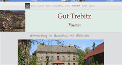 Desktop Screenshot of gut-trebitz.de